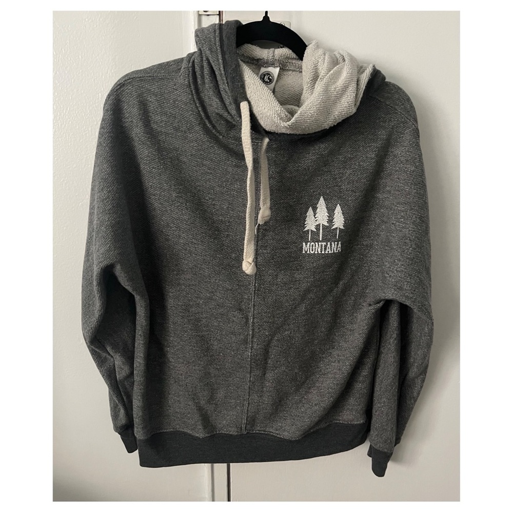 Grey Montana Hoodie Size Medium